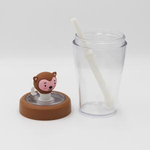 Wholesale Plastic Tritan Silicone Straw Water Bottle Leak Proof Travel type from china suppliers