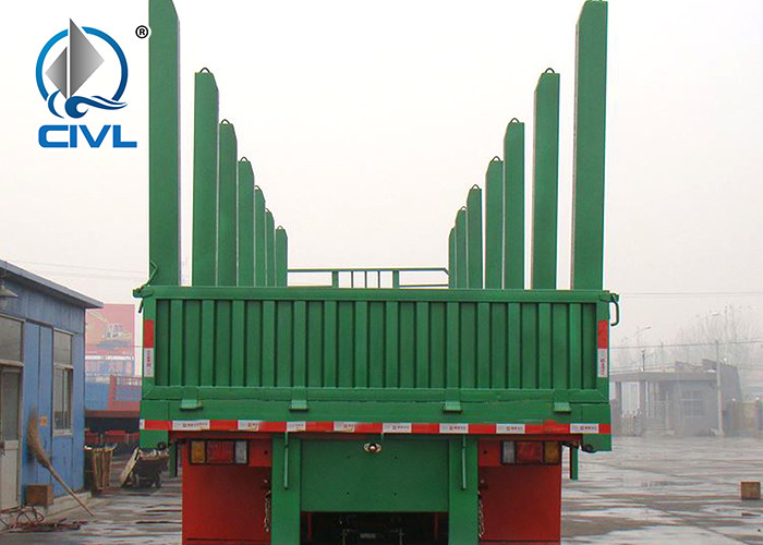 3 x13t Fuwa Semi Trailer Trucks Log Transport Semi Trailer / Wood Transport