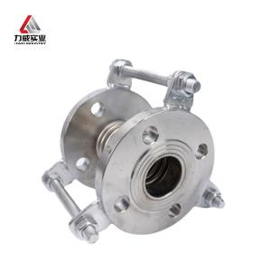 Wholesale Stainless Steel 304 Metal Ripple Compensator Rectangular Round DIN Flange from china suppliers
