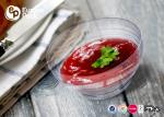 ECO Friendly PS Pantone Color Round Dessert Cups For Ice Cream