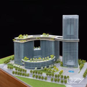 Wholesale HSA 1/500 Plexiglass Architectural Maquette Model Comen Medical Headquaters Building from china suppliers