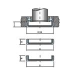 Customized Rubber Oil Seals Mechanical EC Type Hydraulic Pump Oil Seal