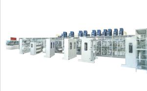 Wholesale Modular Design 400kw S M L XL 550mm Baby Diaper Making Machine from china suppliers