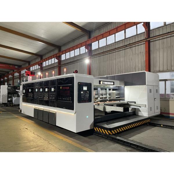 4 Colors Printing Slotting Die-Cutting Folder Gluing Strapping Box Making Line