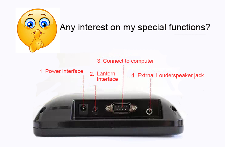 restaurant ordering equipment wireless signal receiver LED display