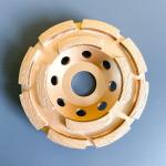 105mm 4 Double Row Diamond Cup Wheel Grinding For Concrete Huachang Tools