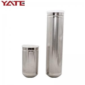 Wholesale Ss304 316l Stainless Steel Filter Baskets Strainer Sintered SS Filter Cartridges from china suppliers