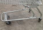 Custom Grocery Shopping Trolley Wire Cart On Wheels American Style 180 Litres