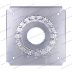 1.25mm Ferrule Style Fiber Optic Polish Jigs 18 Holes For Polishing Machine