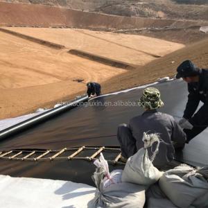 Wholesale 50m-100m Length White HDPE Dam Liner Geomembrane for Aquaculture Fish Farm 1mm Thickness from china suppliers