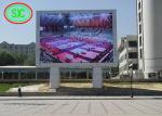 Anti-UV full-color outdoor P6 LED billboard with columns for commercial