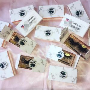 Wholesale Reusable Glitter Paper Lash Packaging Box With Private Label from china suppliers