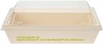 20 Oz Short Flare Wooden Containers - Containers Sold Separately, Clear Plastic