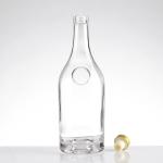 Customize Sealing 750ml Flint Whisky Glass Bottle with Aluminum Plastic PP