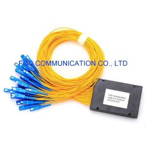 Wholesale G.657A SC UPC 1650nm 1x32 Fiber Optic Splitter Telecom ABS Module from china suppliers