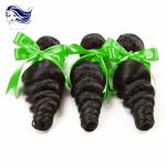 Double Weft Virgin Indian Hair Extensions For Thin Hair Shedding Free