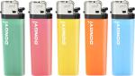 Customer Logo Disposable Cr Disposable Lighter with 80%-85% Gas Lighter Size 80