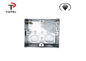 Wholesale Galvanized Steel Electrical Boxes And Covers Single Gang from china suppliers