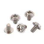 304 Stainless Steel Pan Head Screw DIN967 Fine Thread Cross Head Screws M1.6 1