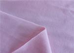 Pink Knitted Fabric Lycra Cotton Single Jersey 32S Cotton Spandex