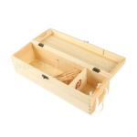 Personalized Wooden Wine Box – Single Bottle Gift Case with Hinged Lid – Ideal