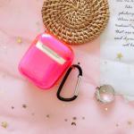 Hard Airpods Protective Cases Light Weight Neon Color Scratch Proof Anti Lost