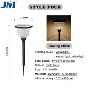 Wholesale Powered Bright Solar Lawn Lights Garden Decoration 6V 4.5W 219x670mm from china suppliers