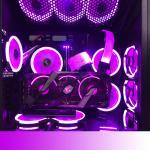 Gaming 24pin Cable Neon Flex RGB Led Strip Light Extension Cable Connector Wire