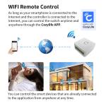 White Wireless Smart Dimmer Homekit Humidity Control ≤85%RH 16A Homekit Wifi