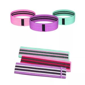Wholesale Polyester Webbing 66*8cm Fabric Glute Resistance Bands Thick Latex Silk from china suppliers