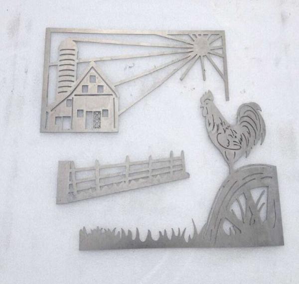 Machine Part Cnc Plasma Cutting Laser Cutting Steel Plate For Metal Coating