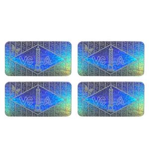 China Security Tamper Evident Label Hologram Silver Scratch Off Stickers on sale