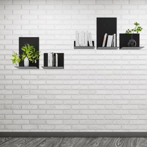 Wholesale Aluminum Floating Shelf L Shape Wall Mounted Led Storage Holder Shelves from china suppliers