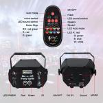 New Mini 3 in 1 Laser Light Sound Activated USB LED Stage Lights Adjustable
