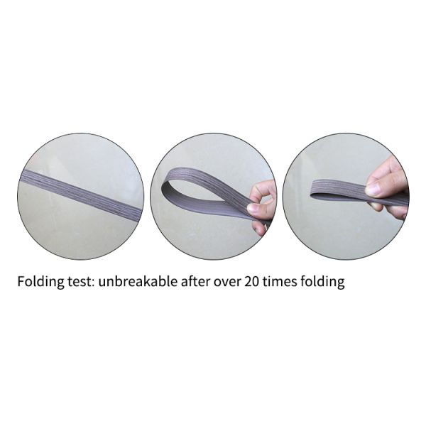 Waterproof Eco Friendly T-shaped Edge Banding with Multiple Styles for Strong Bonding and Bending on 18mm Plates