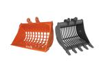 1ton-65ton Excavator Sieve Bucket Skeleton Grapple Bucket Wear Resistant