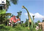 Realistic Fiberglass Giant Dinosaur Statue Figures For Playground Jurassic World
