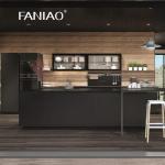 Customized Project Europe Style Melamine Kitchen Cabinet Made Of China
