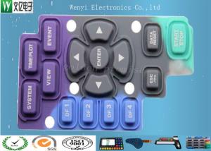 Wholesale Purple Blue Black Silicone Keypad Carbon Pill Conductive Contact Color Key Print from china suppliers