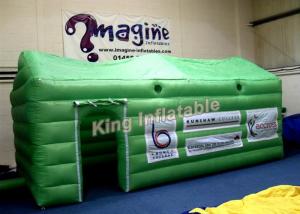 China Small Green PVC Inflatable Event Tent  / Exhibition Inflatable Cube Tent on sale