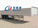 Sale 40 Tons 600mm-1200mm Side Wall Fence Type Cargo Flat Lorry Truck Semi