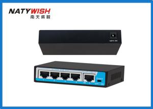 Wholesale 12V 15.4W 10 / 100M 4 Port Industrial POE Switch Support Extend 250 Meters from china suppliers