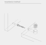 32mm Steel Minifix Spreading Bolts With Dowel, Furniture Hardware For Panel