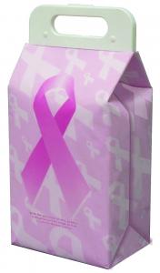 Wholesale Breast Cancer Awareness Koolit collapsible coolers Bag lifoam Pink ribbon from china suppliers