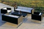 6pcs cheap garden wicker sofas