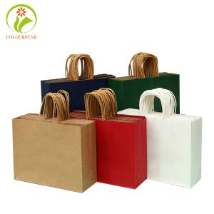 Wholesale Offset CMYK FSC 350g Present Paper Bag ISO9001 With Rope Handle from china suppliers