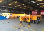 1310mm Wheel Skeletal Semi Trailer 40ft 4 Axle Semi Trailer