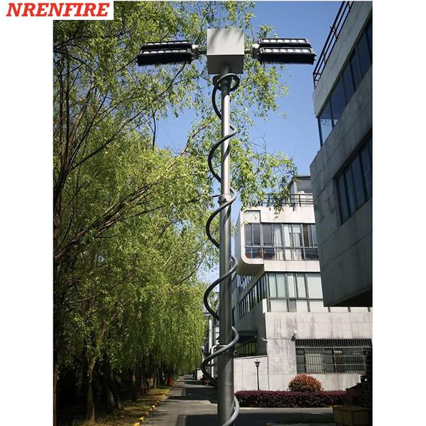 Quality 3.5m roof mount mast tower light/ 2.5m pneumatic telescopic mast tower light/ LED light tower/ robot light tower for sale
