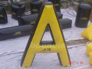 " A" Shape Tactical Inflatable Paintball Bunker / Air Bunkers for Paintball
