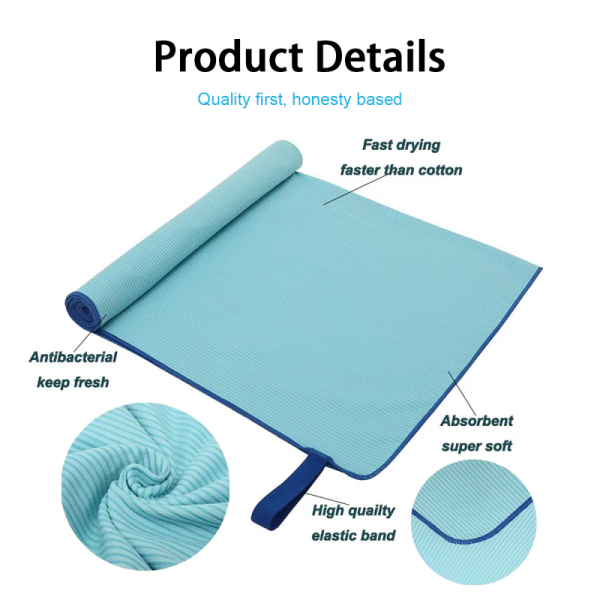 ODM Microfiber Printed Beach Towel Suede Eco Friendly Beach Towels 200gsm